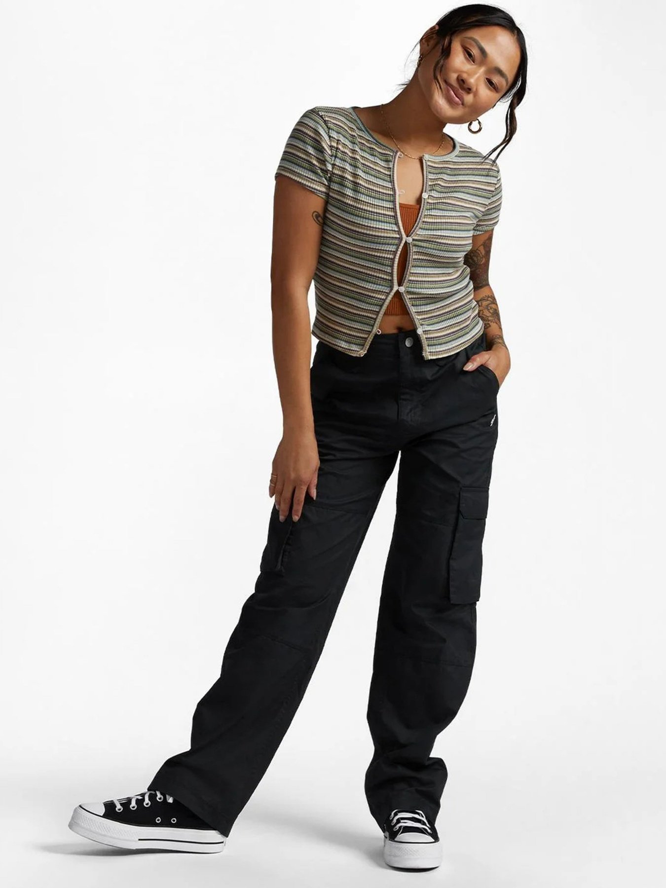 Штани CONVERSE Relaxed Cargo модель 10025375-001 Штани CONVERSE Relaxed Cargo модель 10025375-001 Фото