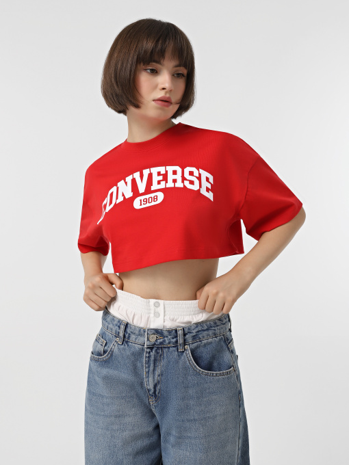 Футболки і поло CONVERSE SPORTY CROPPED модель 10027253-600 Фото
