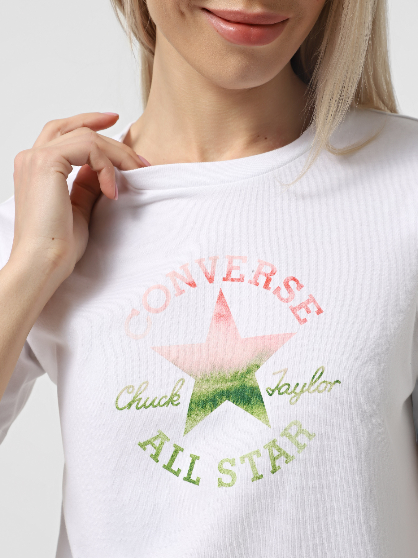 Футболки и поло CONVERSE CHUCK PATCH INFILL модель 10027385-102 Фото