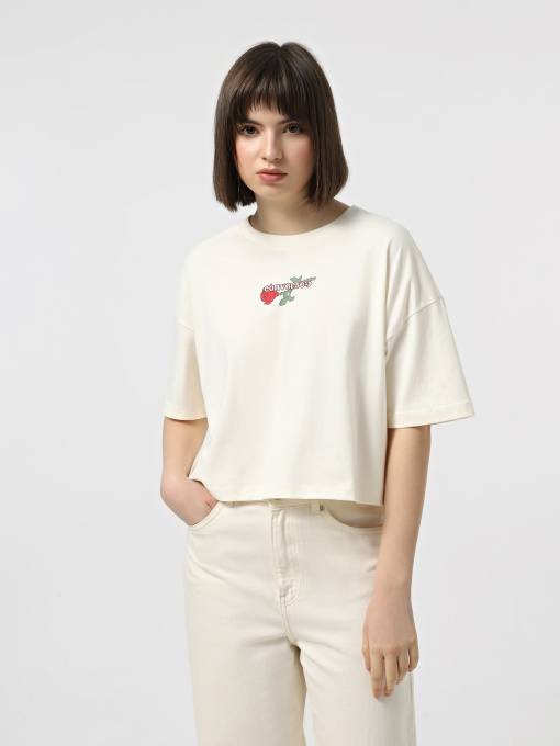 Футболки и поло CONVERSE TLMN VDAY CROP модель 10028306-286 Фото