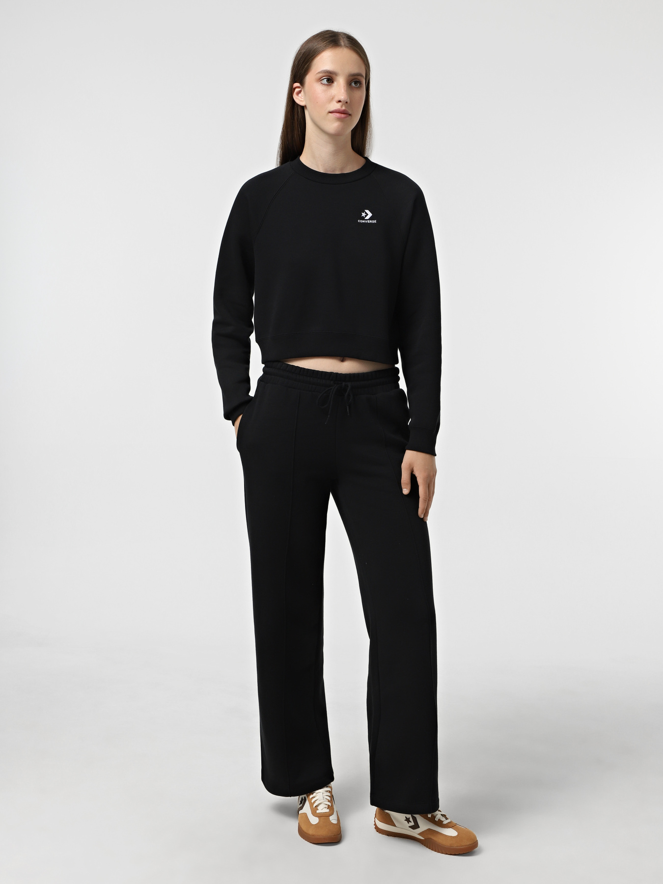 Худи и свитшоты CONVERSE STAR CHEVRON модель CVW5K528-BLK Фото