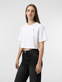 Футболки и поло CONVERSE STAR CHEVRON TEE модель CVW5T102-WHT Фото