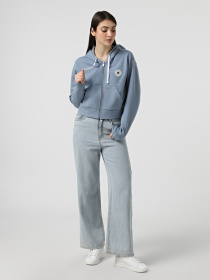 Худи и свитшоты CONVERSE RETRO CHCK GRAPH FZ модель CVW5J150-MXW Фото