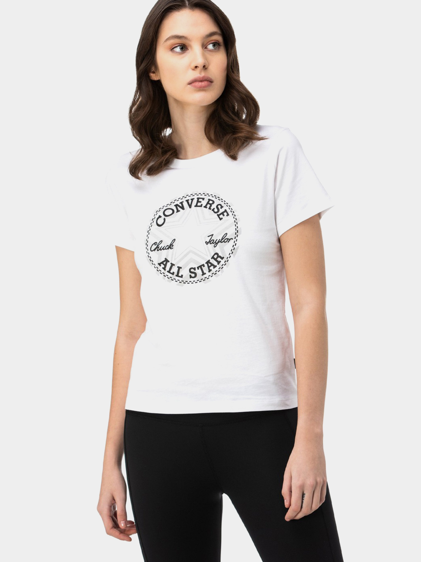 Футболки и поло CONVERSE Multi Star Chuck Patch модель 10021643-102 Футболки и поло CONVERSE Multi Star Chuck Patch модель 10021643-102 Фото