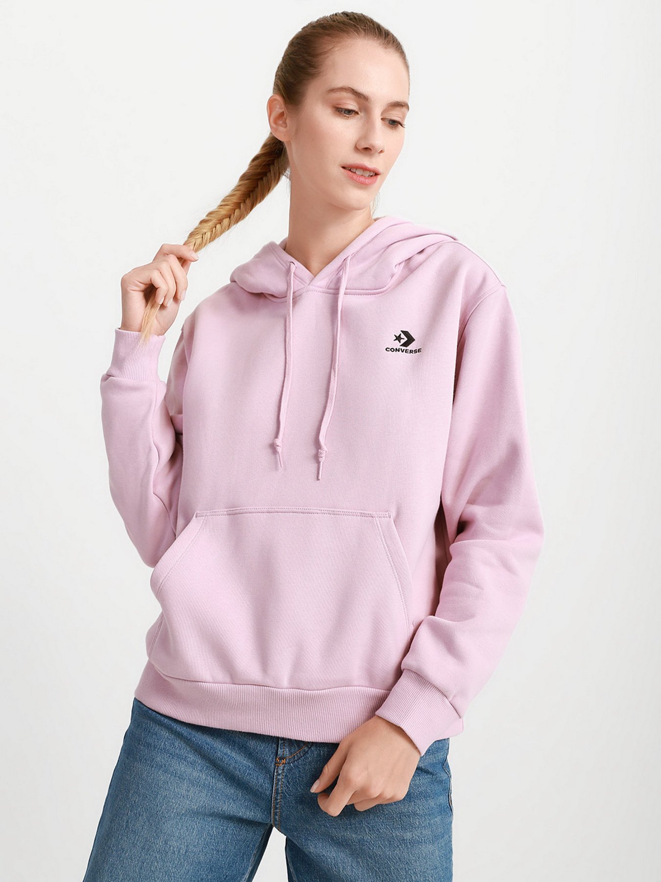 Худі та світшоти CONVERSE Embroidered Star Chevron модель 10020872-530 Фото