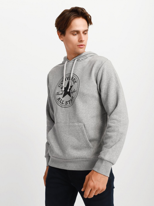 Худи и свитшоты CONVERSE NOVA SEASONAL GRAPHIC PULLOVER HOODIE модель 10022802-035 Фото