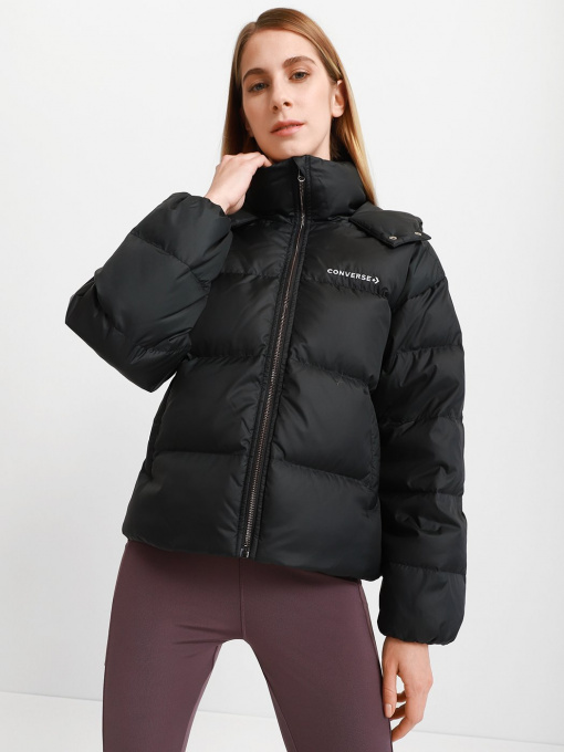 Куртки та дублянки CONVERSE Short Down Jacket Entry Level модель 10021998-001 Фото