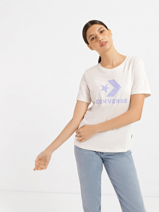 Футболки и поло CONVERSE Center Front Logo модель 10018569-103 Фото