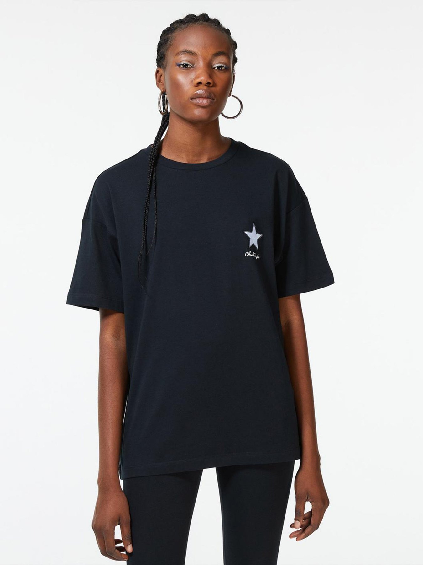 Футболки и поло CONVERSE Chuck Taylor Infill Star модель 10023207-001 Футболки и поло CONVERSE Chuck Taylor Infill Star модель 10023207-001 Фото