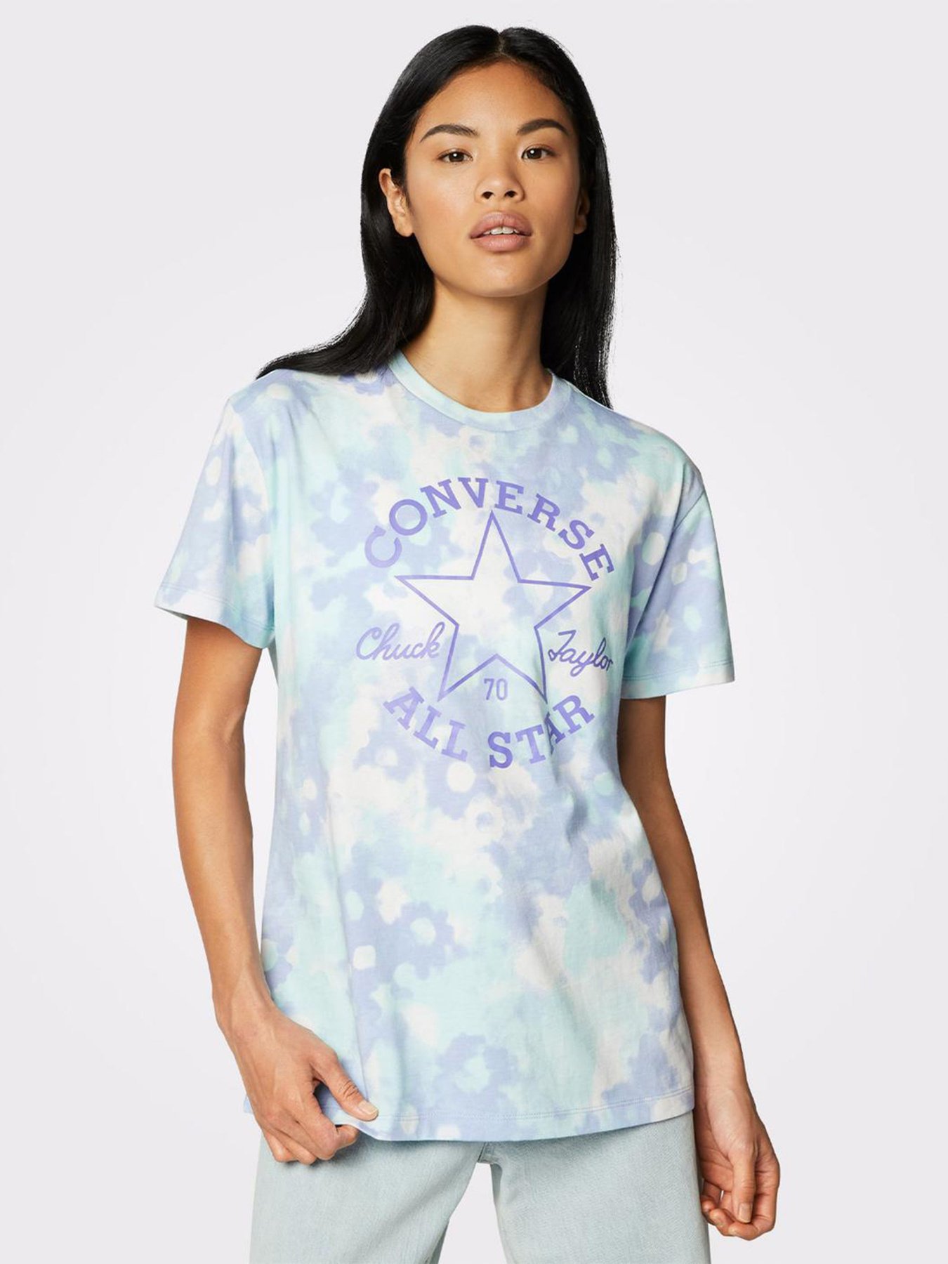 Футболки и поло CONVERSE Washed Floral Patch модель 10023208-484 Футболки и поло CONVERSE Washed Floral Patch модель 10023208-484 Фото