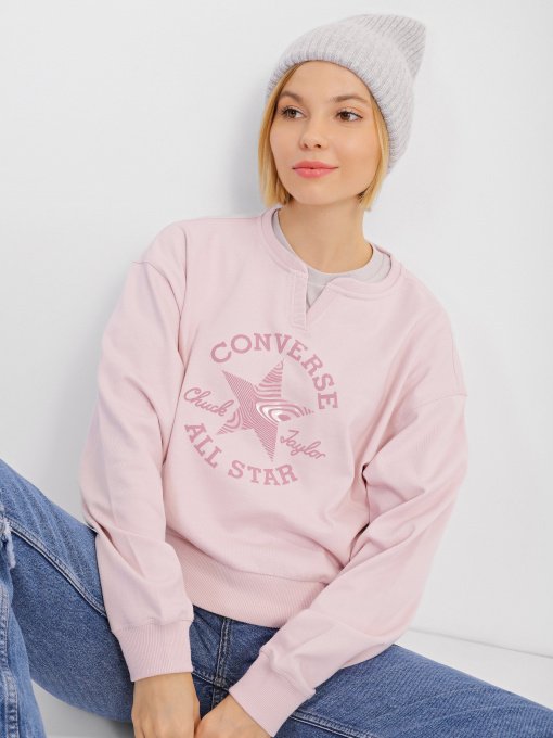 Свитры и кардиганы CONVERSE CHUCK PATCH INFILL модель 10023715-653 Фото