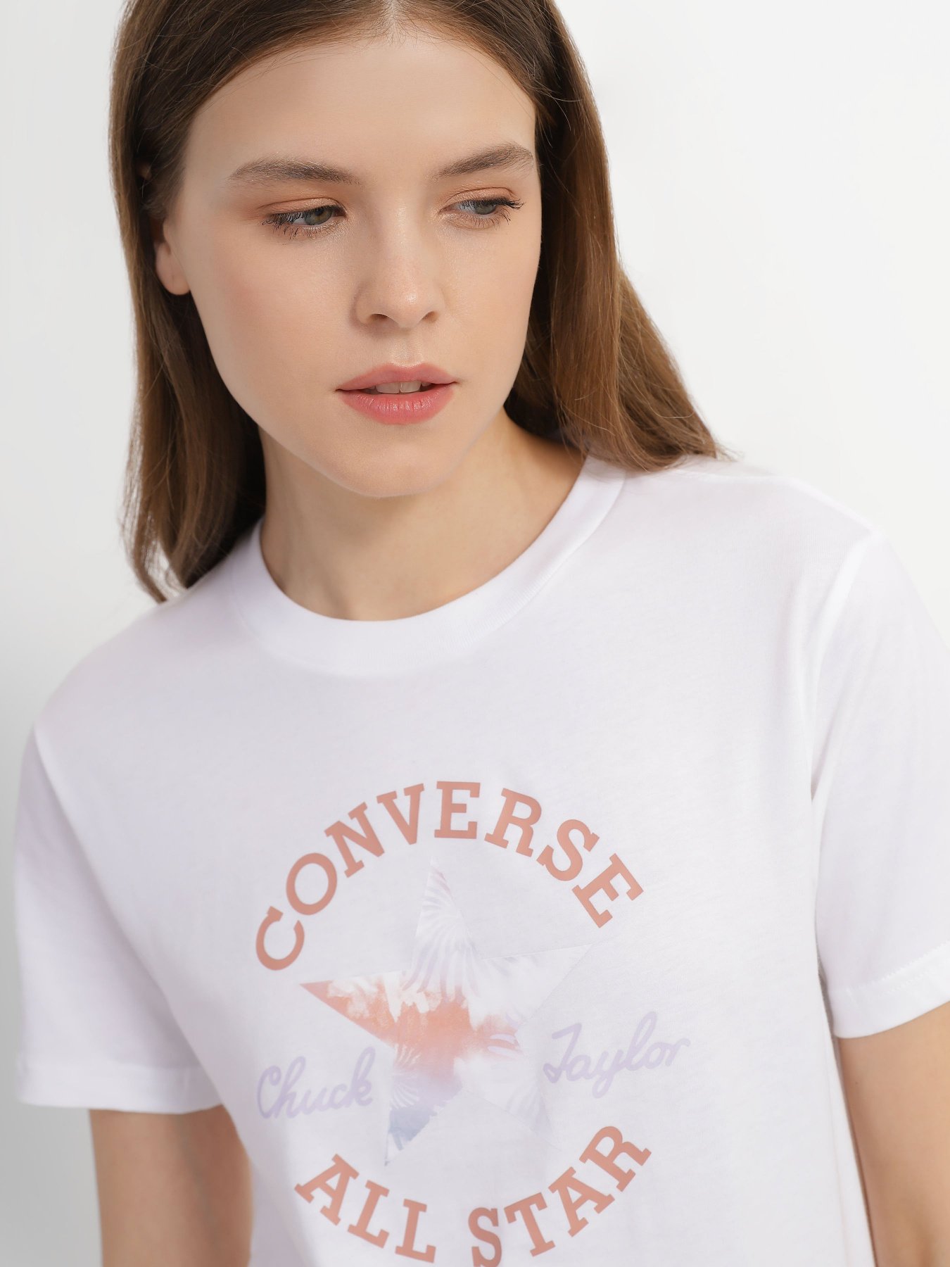Футболки и поло CONVERSE Go-To All Star модель 10025041-102 Футболки и поло CONVERSE Go-To All Star модель 10025041-102 Фото