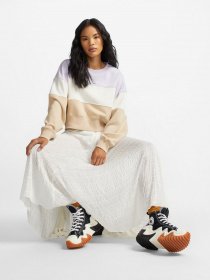 Худі та світшоти CONVERSE Colorblocked Chain Stitch Crew модель 10024524-296 Фото