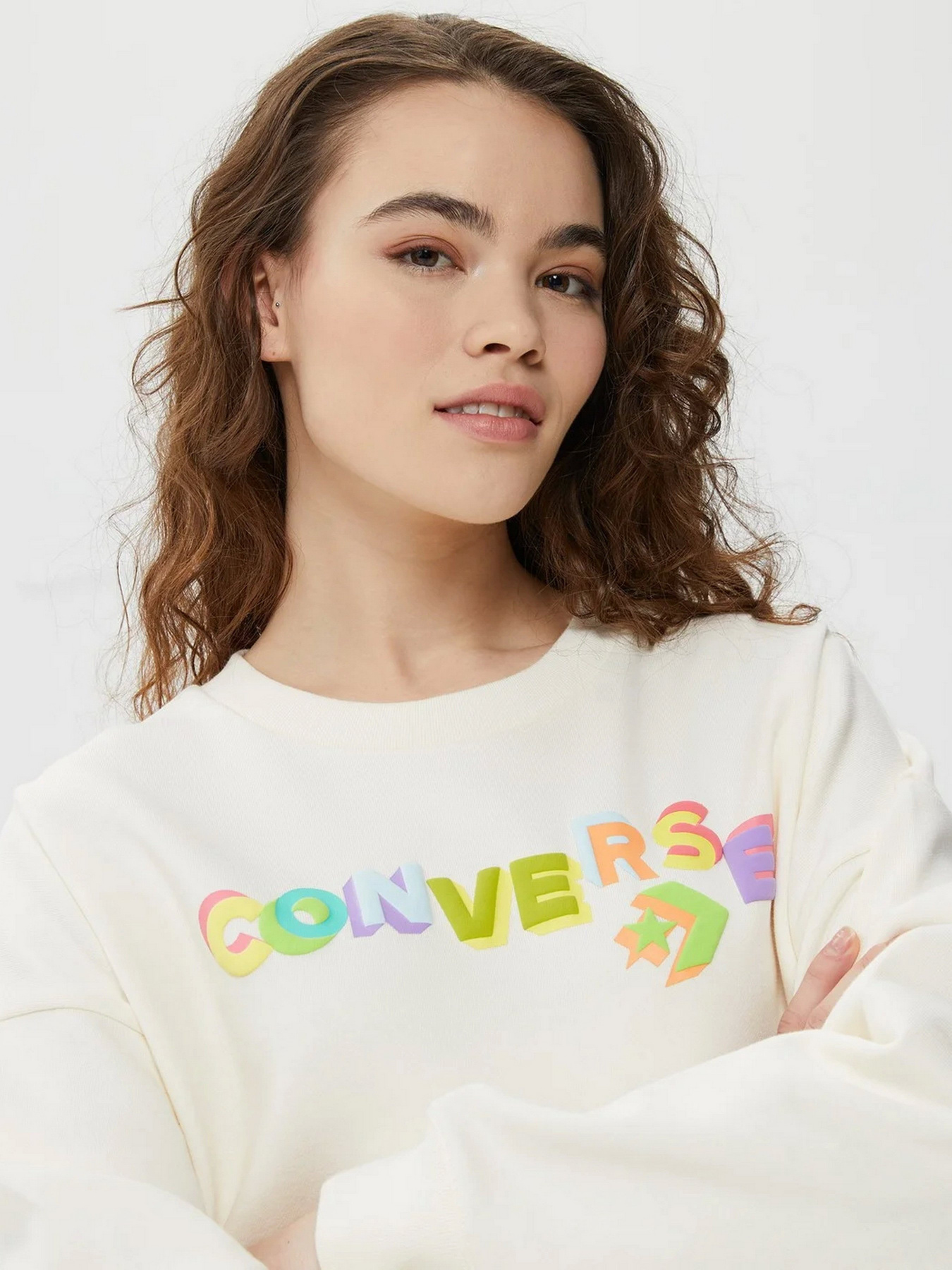 Худі та світшоти CONVERSE Heavyweight Graphic Crew модель 10025069-286 Худі та світшоти CONVERSE Heavyweight Graphic Crew модель 10025069-286 Фото
