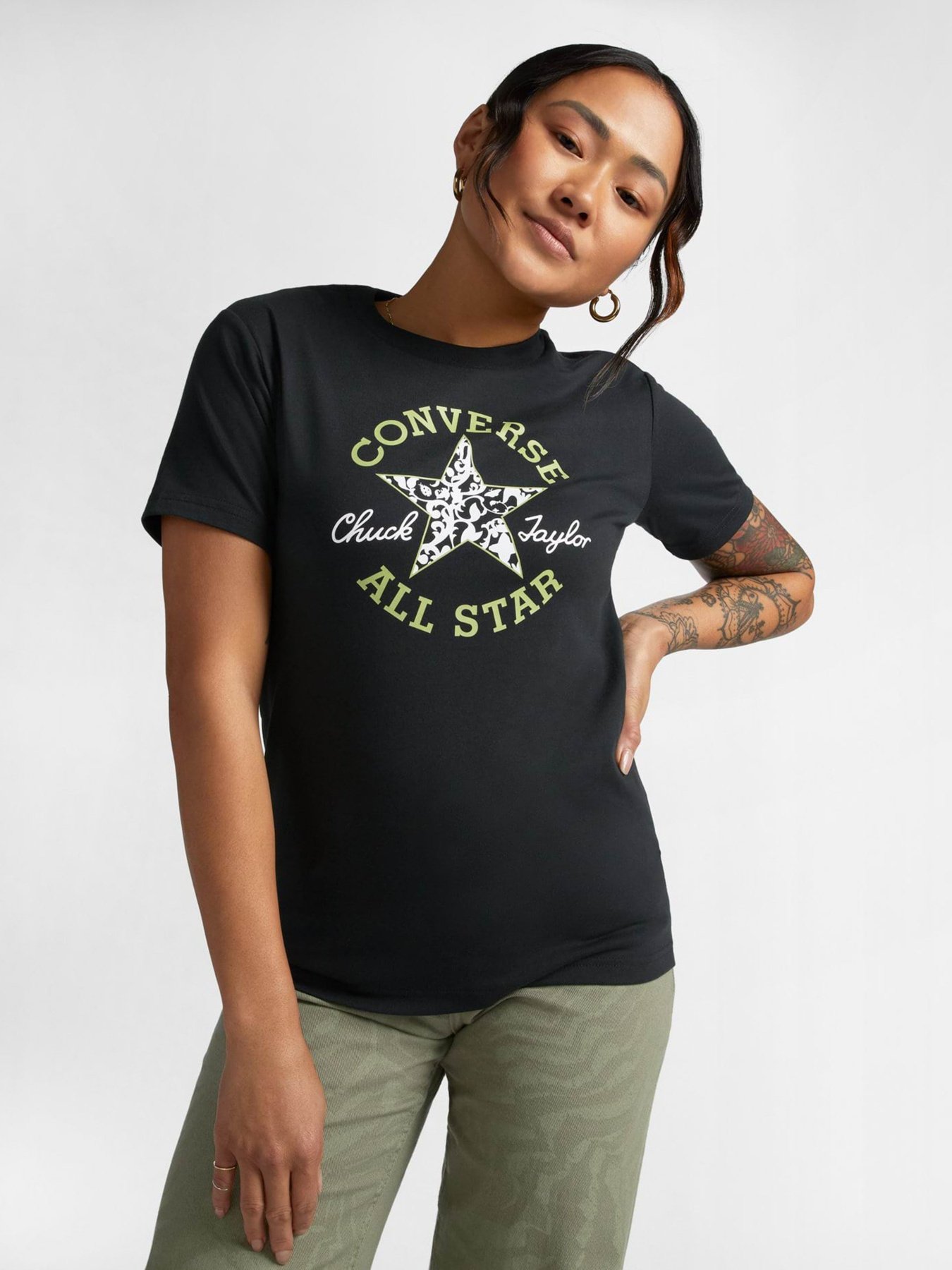 Футболки и поло CONVERSE Chuck Patch Infill модель 10025212-001 Фото