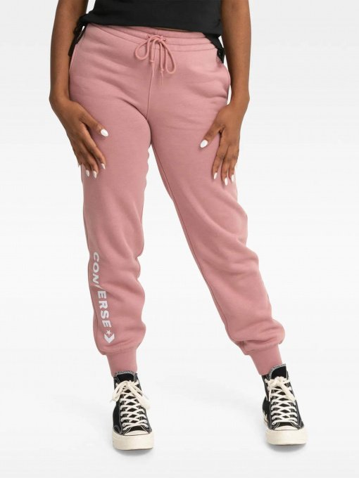 Брюки CONVERSE Wordmark Fleece модель 10024542-698 Фото