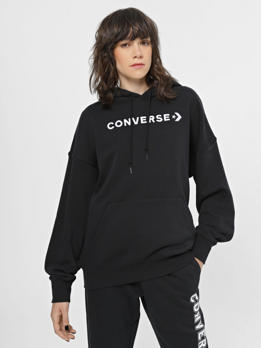 Худі та світшоти CONVERSE Embroidered Wordmark Fleece модель 10025690-001 Фото