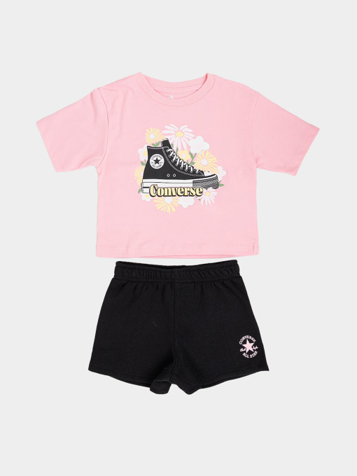 Костюми CONVERSE FLORAL SNEAKER TEE - SHORTS модель 3CH108-023 Фото
