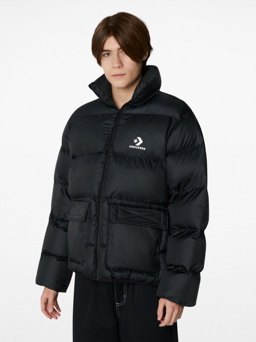 Куртки и дубленки CONVERSE Patch Pocket Puffer модель 10023798-001 Фото
