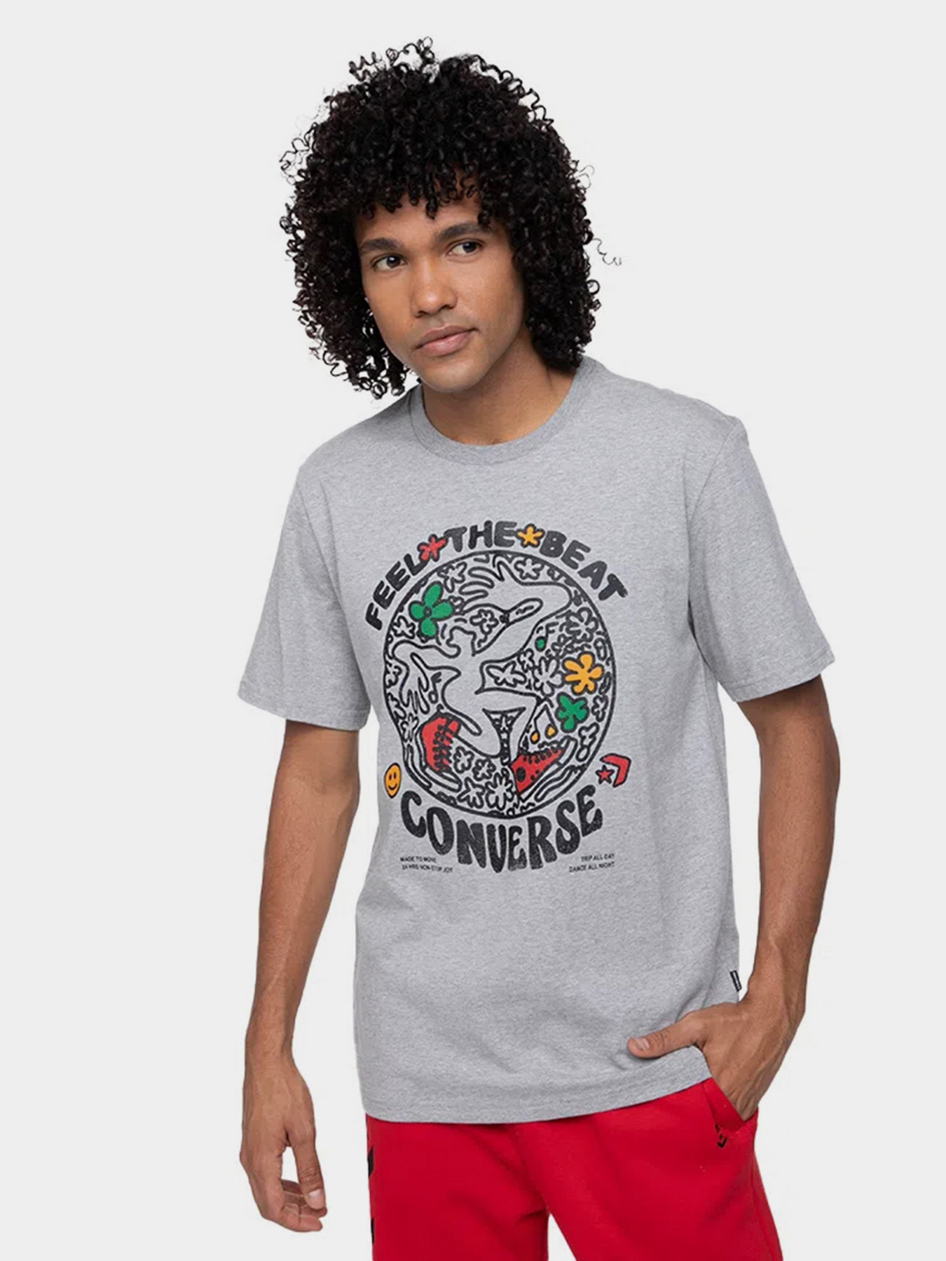 Футболки и поло CONVERSE ABSTRACT DANCE HOMBRE модель 10023456-035 Футболки и поло CONVERSE ABSTRACT DANCE HOMBRE модель 10023456-035 Фото