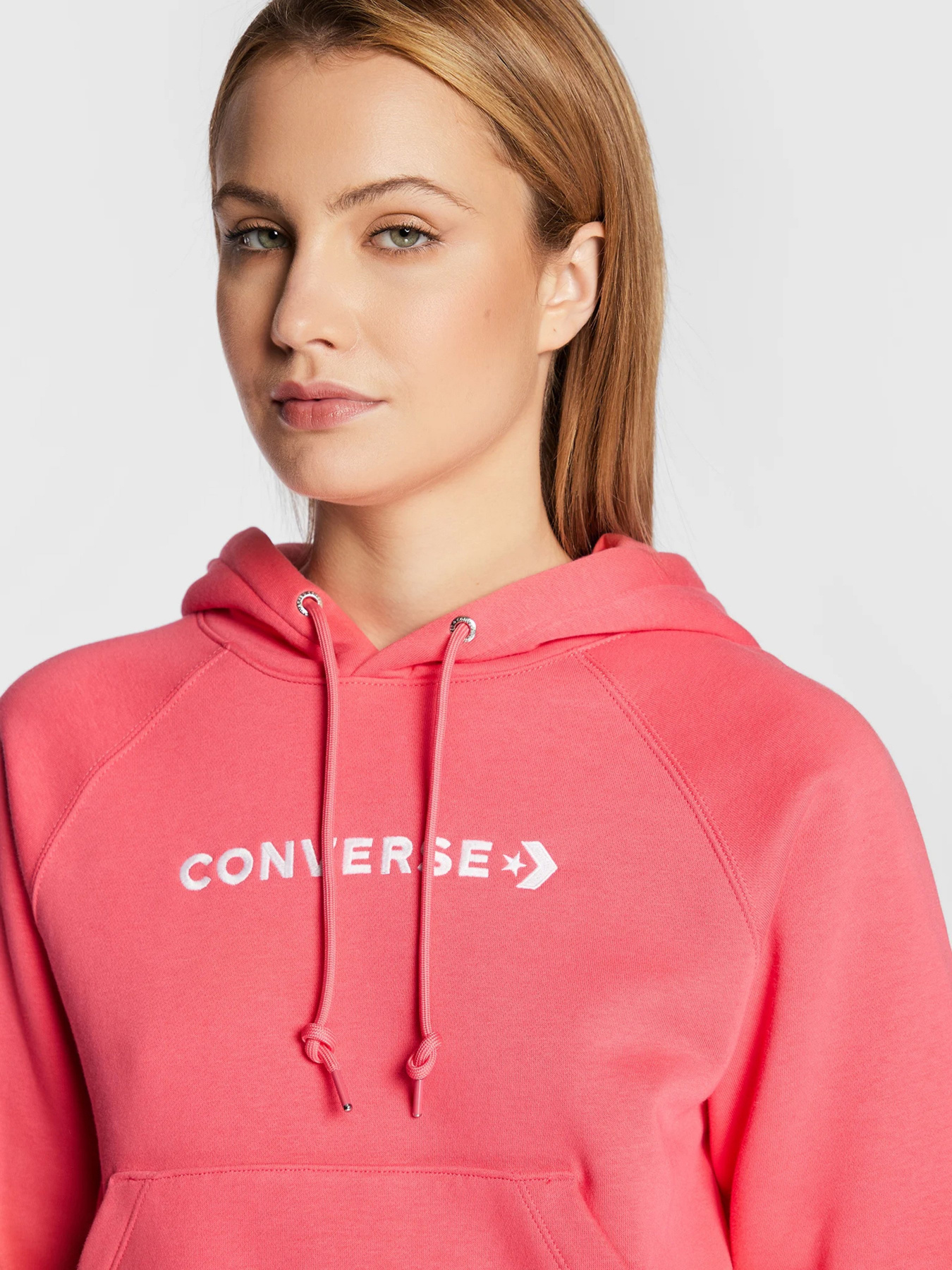 Худі та світшоти CONVERSE Strip Wordmark Fleece модель 10023717-665 Фото