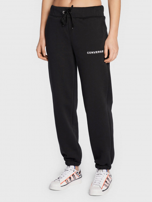 Брюки CONVERSE Strip Wordmark Fleece модель 10023718-001 Фото