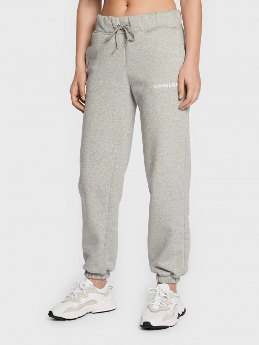 Брюки CONVERSE Strip Wordmark Fleece модель 10023718-035 Фото