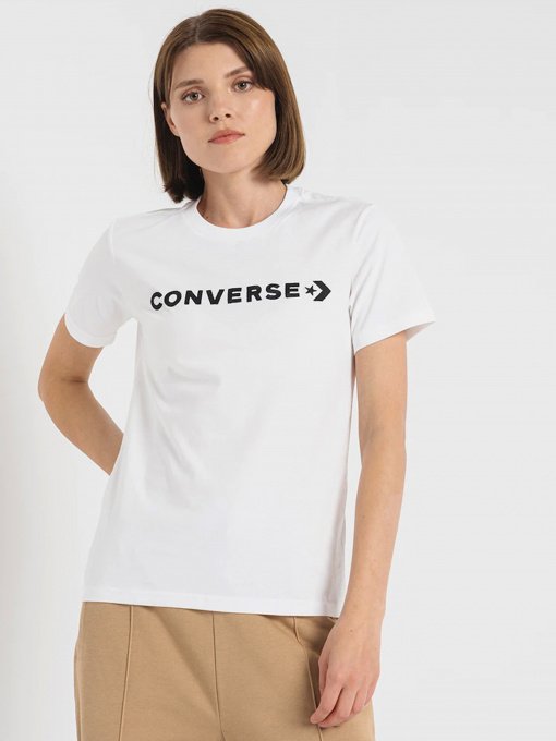 Футболки и поло CONVERSE Glossy Wordmark модель 10023720-102 Фото