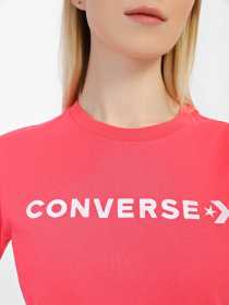 Футболки и поло CONVERSE Glossy Wordmark модель 10023720-665 Фото