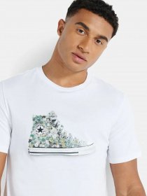 Футболки и поло CONVERSE Flower Chuck модель 10023790-102 Фото