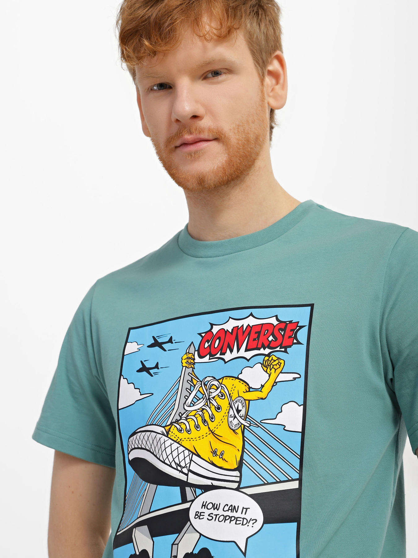 Футболки и поло CONVERSE Shoe Hero модель 10025060-346 Футболки и поло CONVERSE Shoe Hero модель 10025060-346 Фото