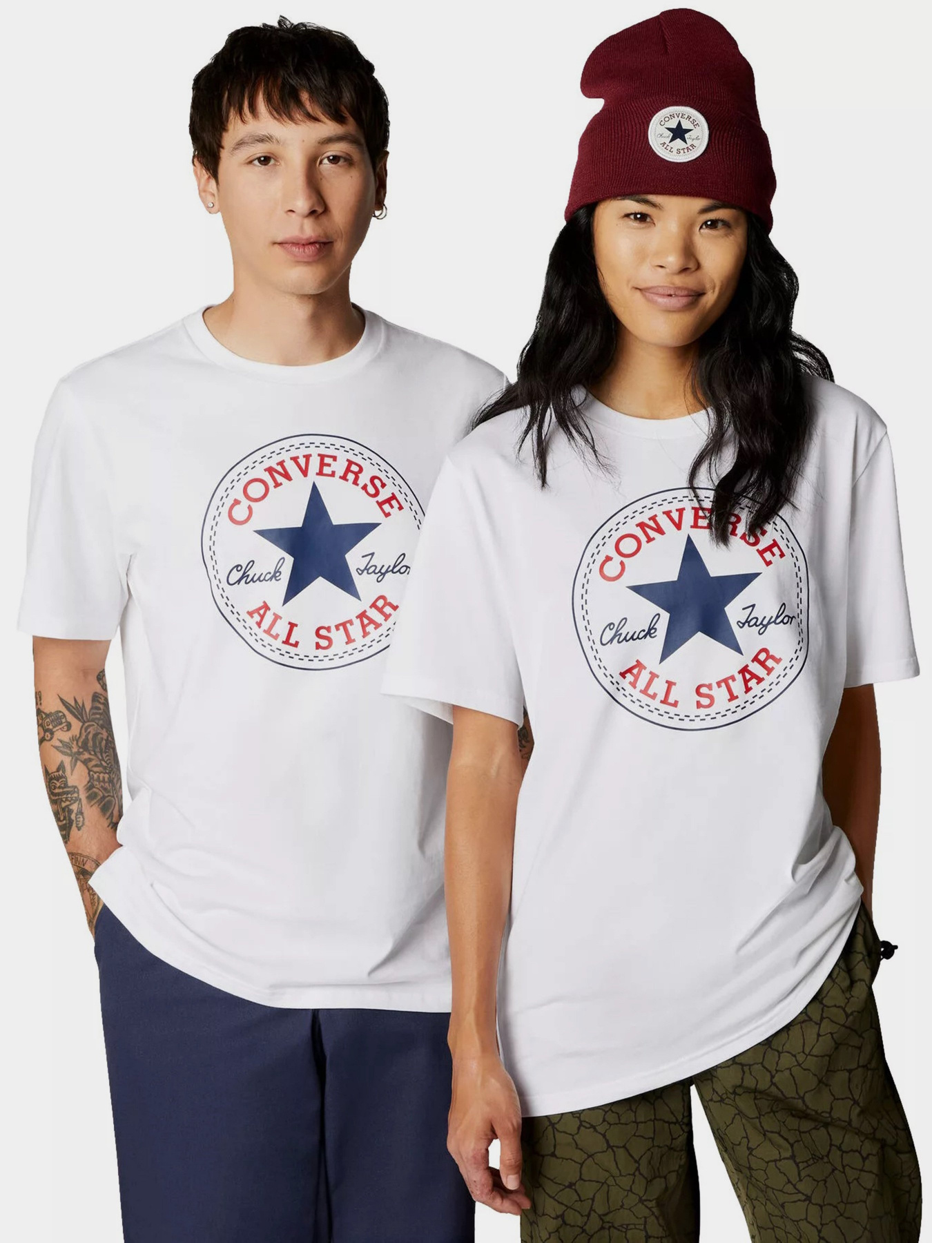 Футболки и поло CONVERSE GO-TO ALL STAR модель 10025459-102 Фото