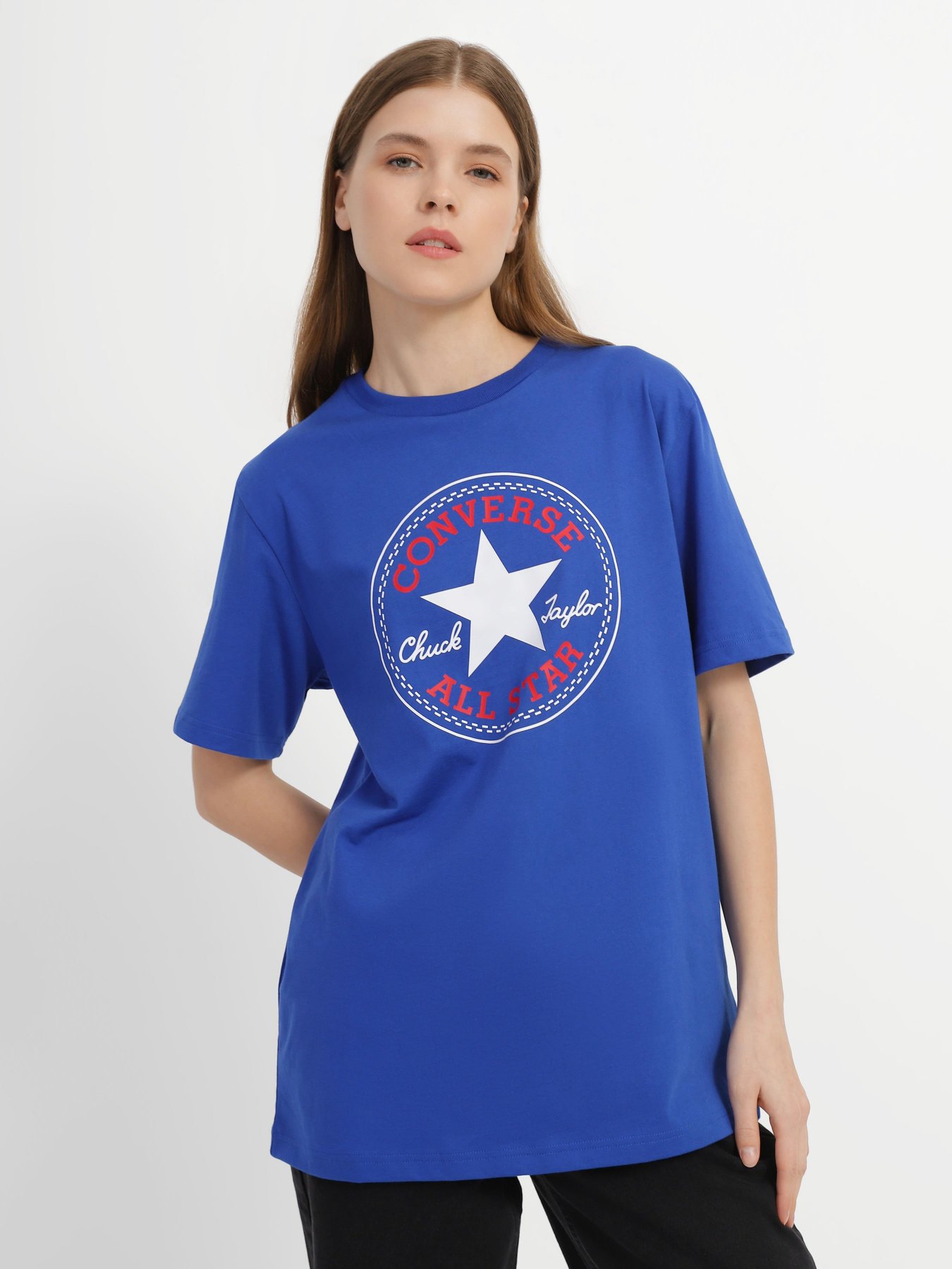 Футболки и поло CONVERSE Go-To All Star модель 10025459-400 Футболки и поло CONVERSE Go-To All Star модель 10025459-400 Фото