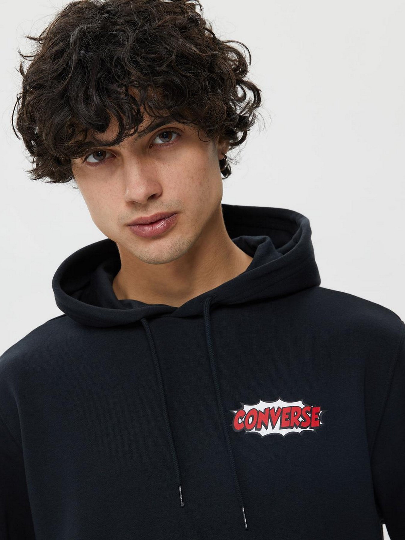 Худи и свитшоты CONVERSE Shoe Hero модель 10024614-001 Худи и свитшоты CONVERSE Shoe Hero модель 10024614-001 Фото