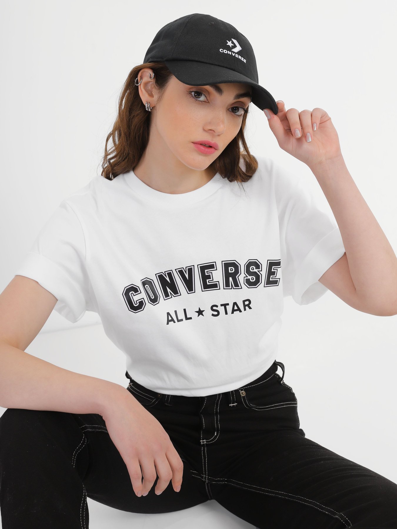Футболки и поло CONVERSE ALL STAR модель 10024566-113 Футболки и поло CONVERSE ALL STAR модель 10024566-113 Фото