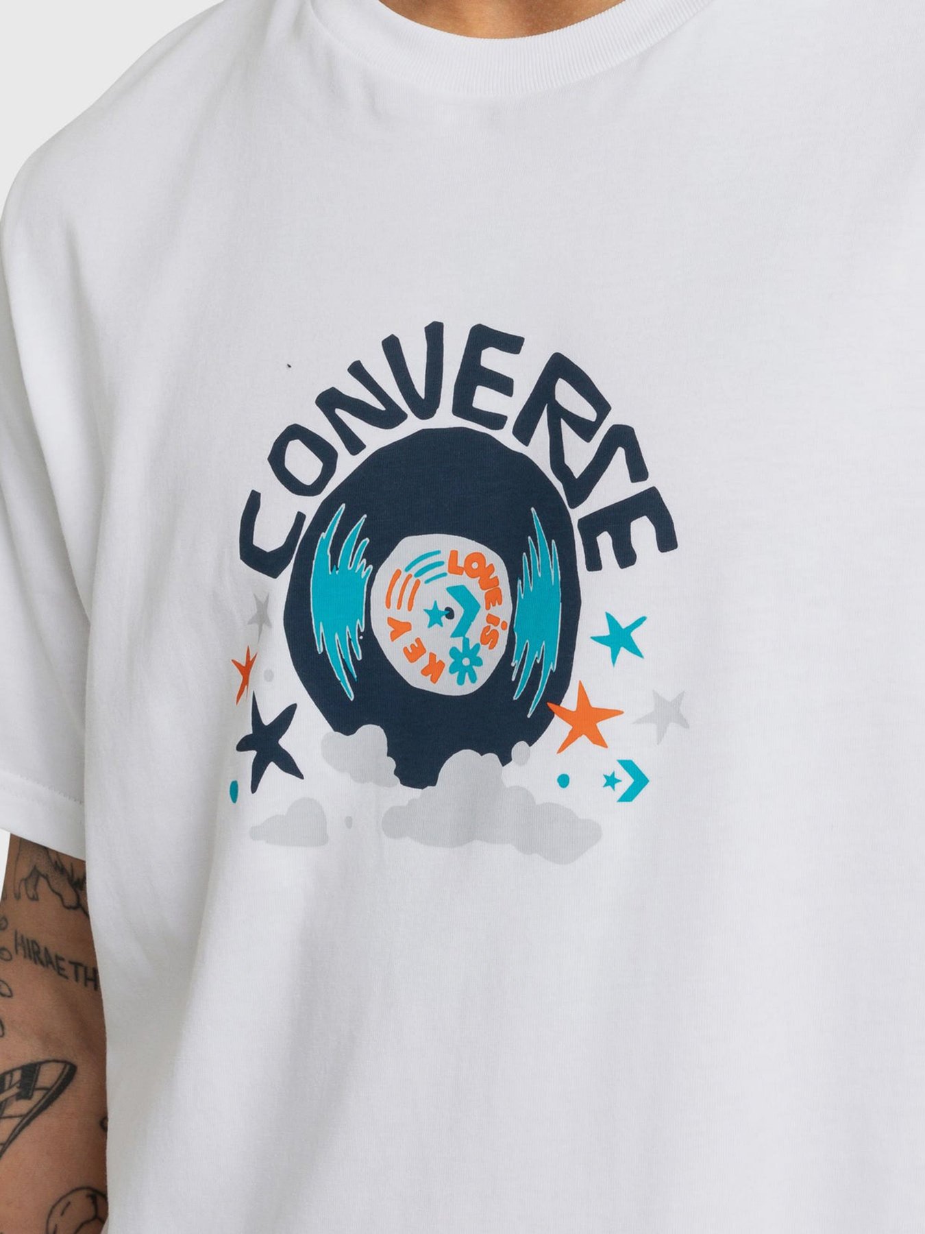 Футболки и поло CONVERSE Disco de Vinilo модель 10025271-102 Фото