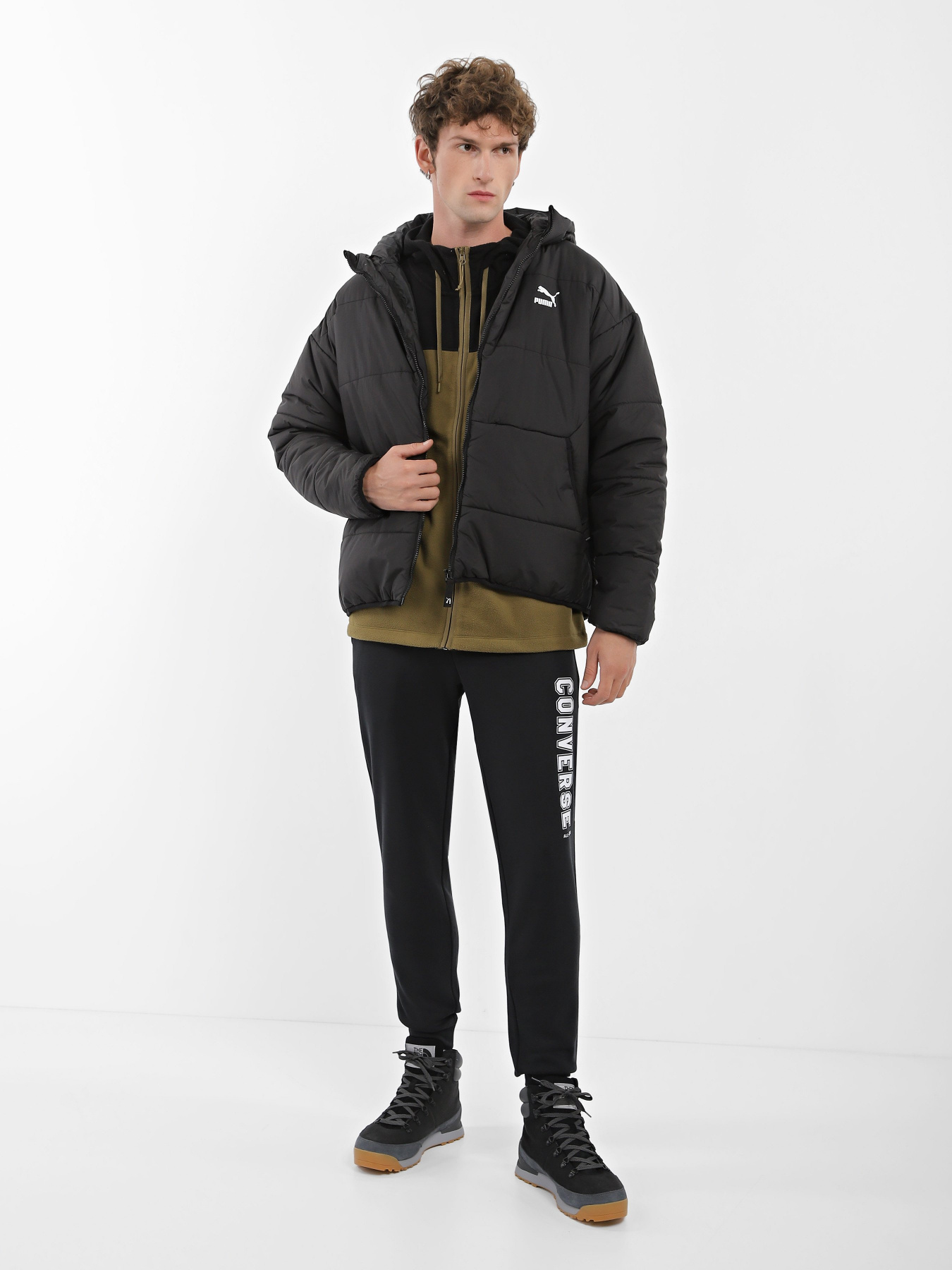 Штани CONVERSE Classic Fit All Star Wearers Left модель 10025410-001 Штани CONVERSE Classic Fit All Star Wearers Left модель 10025410-001 Фото