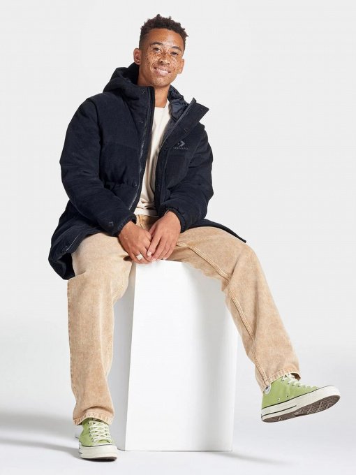 Куртки и дубленки CONVERSE Cord Mid Down модель 10025250-001 Фото