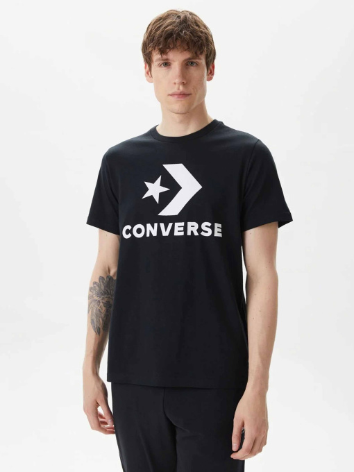 Футболки и поло CONVERSE STANDARD FIT CENTER FRONT LARG модель 10025458-001 Фото