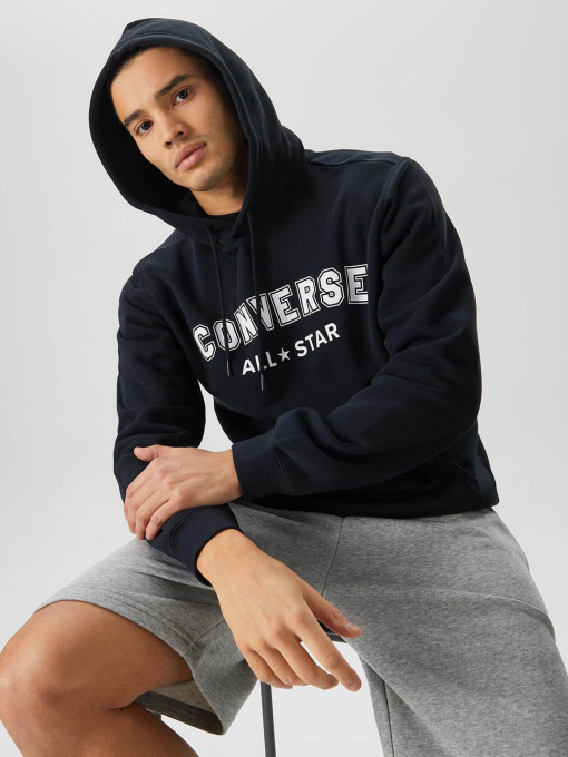 Худи и свитшоты CONVERSE CLASSIC FIT ALL STAR CENTER FR модель 10025411-001 Фото