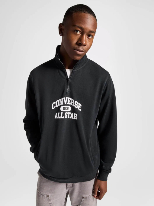 Худи и свитшоты CONVERSE CLASSIC SPORT QUARTER ZIP PAPY модель 10026710-001 Фото