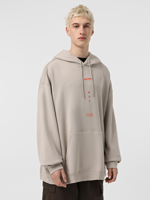 Худи и свитшоты CONVERSE WORDMARK LOOSE FIT GRAPHIC модель 10027360-251 Фото
