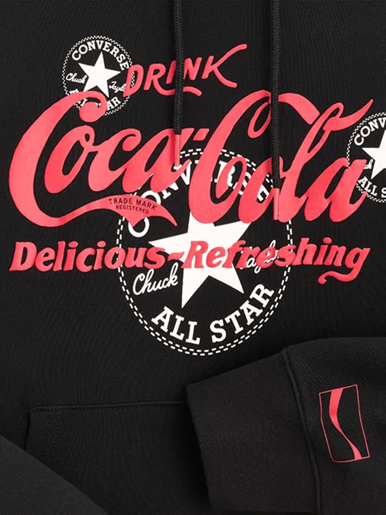 Худи и свитшоты CONVERSE CONVERSE X COCA COLA модель CVM5H502-BLK Фото