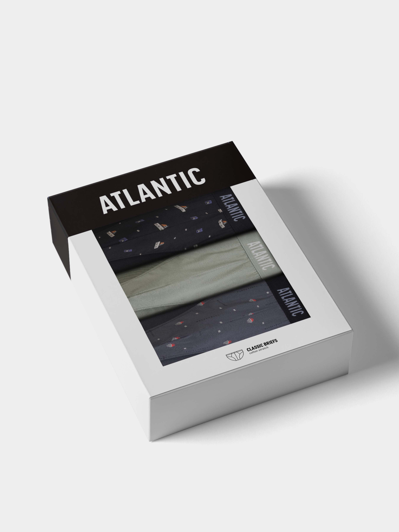 Нижня білизна Atlantic модель 3MP-194 CZA/ZIEJ/GRF Фото