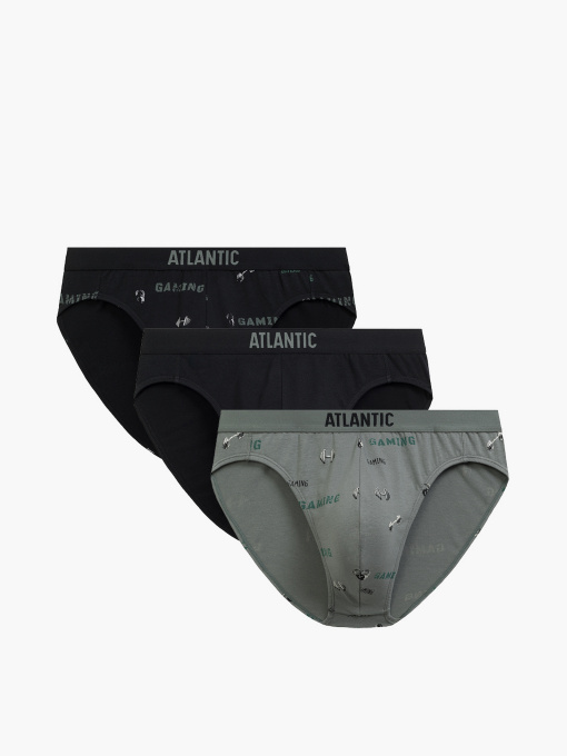 Нижнее белье Atlantic модель 3MP-206 CZA/CZA/KHAJ Фото