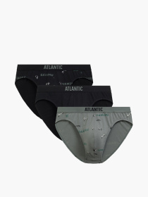 Нижнее белье Atlantic модель 3MP-206 CZA/CZA/KHAJ Фото