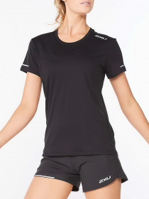 Футболки и поло 2XU Aero Tee модель WR6565a-BLK/SRF Фото