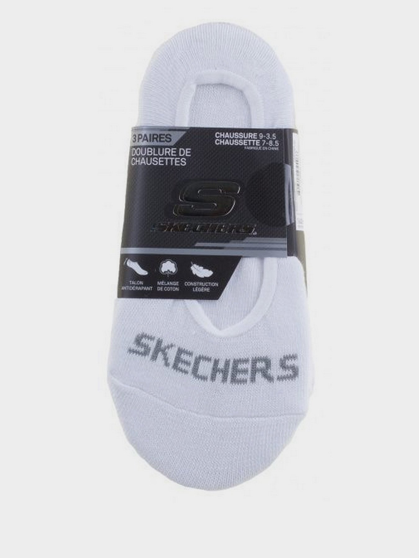 Шкарпетки та гольфи Skechers 3 Pair Liner модель S111101-100-7 Фото
