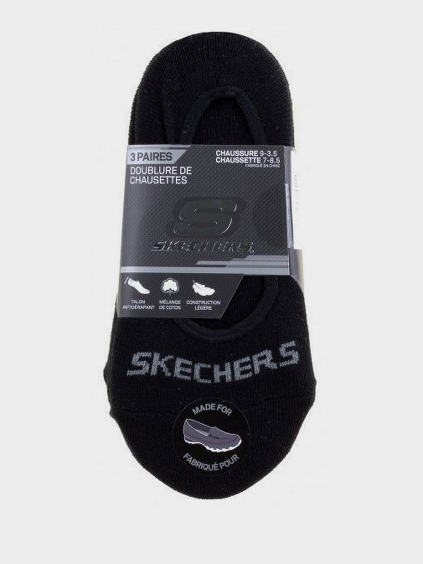 Шкарпетки та гольфи Skechers 3 Pair Liner модель S111101-007-7 Фото