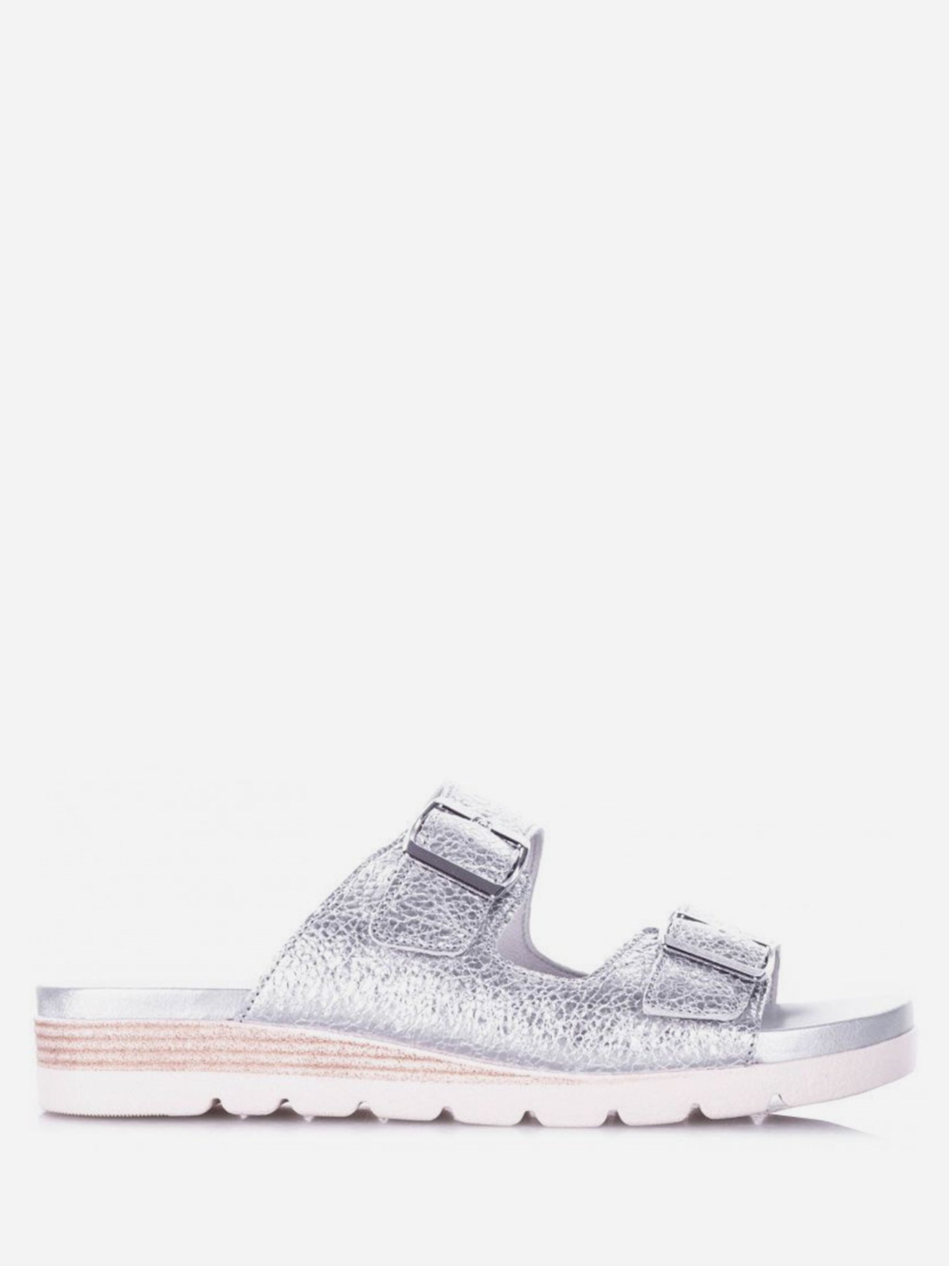 Шльопанці Caprice модель 27110-30-986 SILVER CRACKED Фото